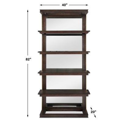 Kai - Etagere - Dark Walnut