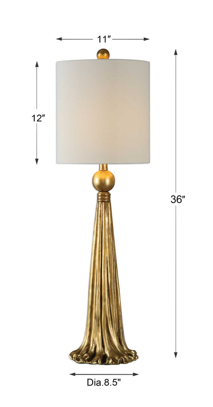 Paravani - Metallic Lamp - Gold
