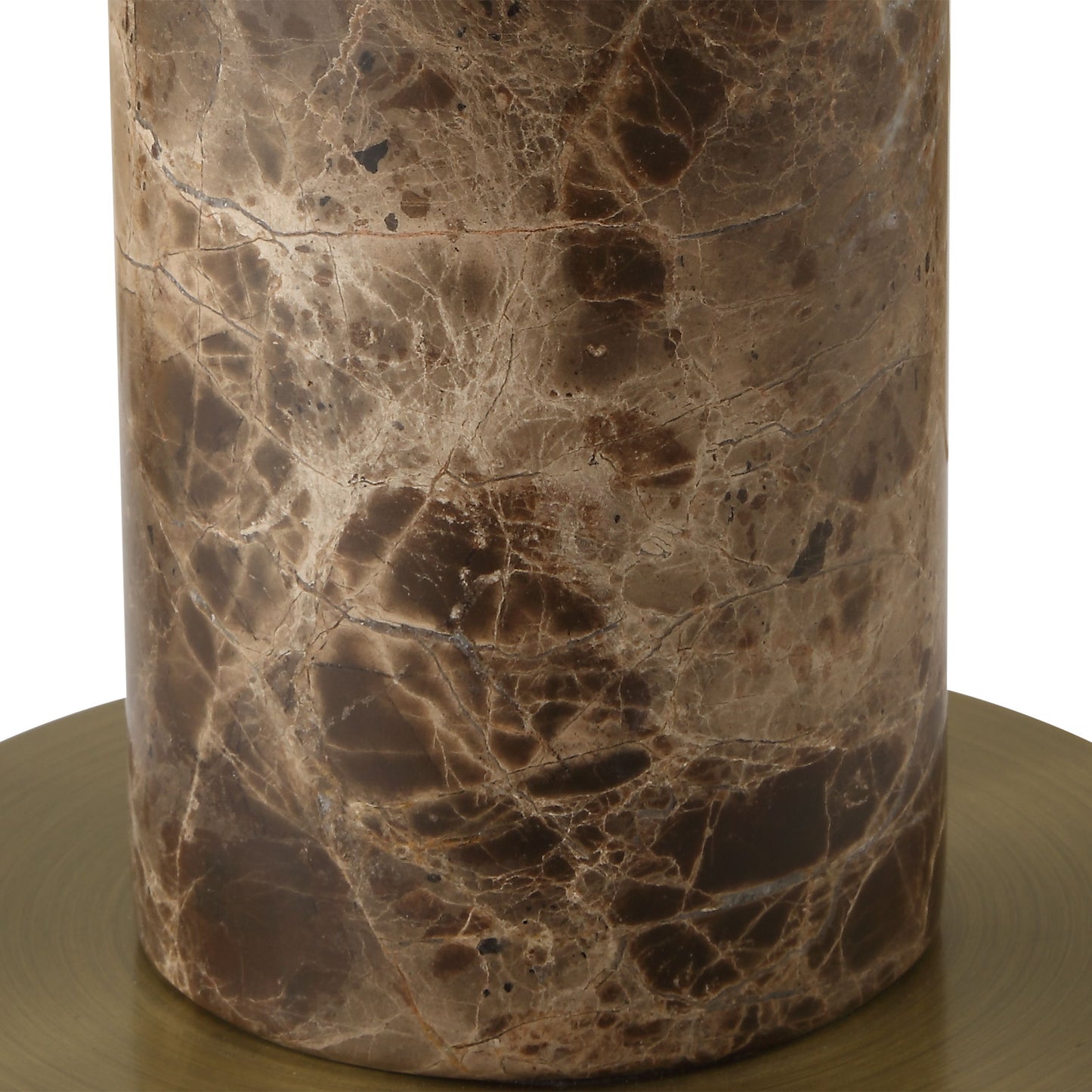 Sepia - Brown Marble Buffet Lamp