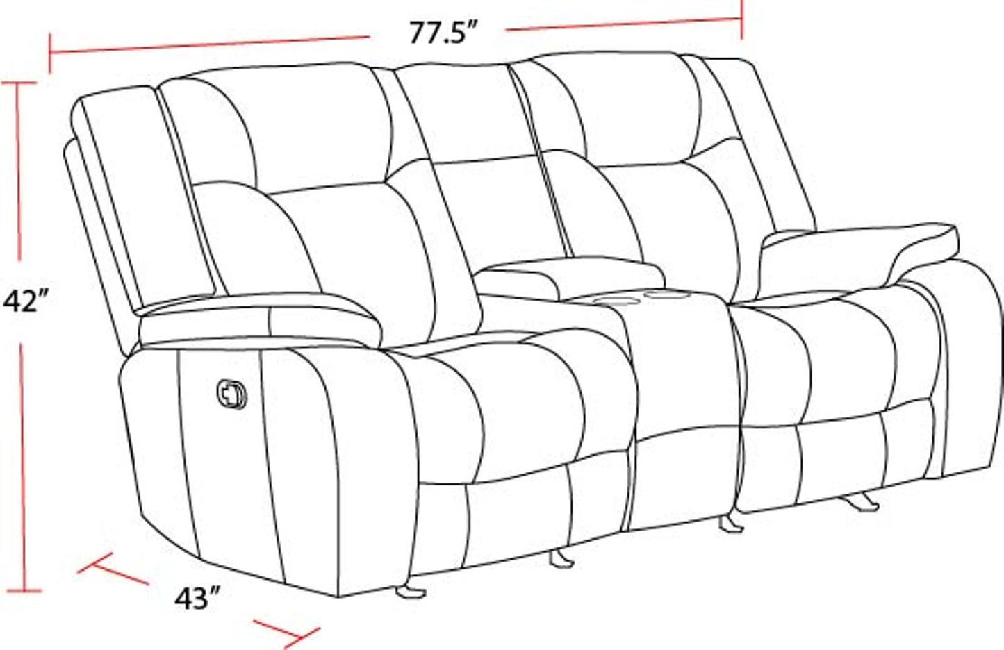 Blake - Manual Reclining Sofa Set