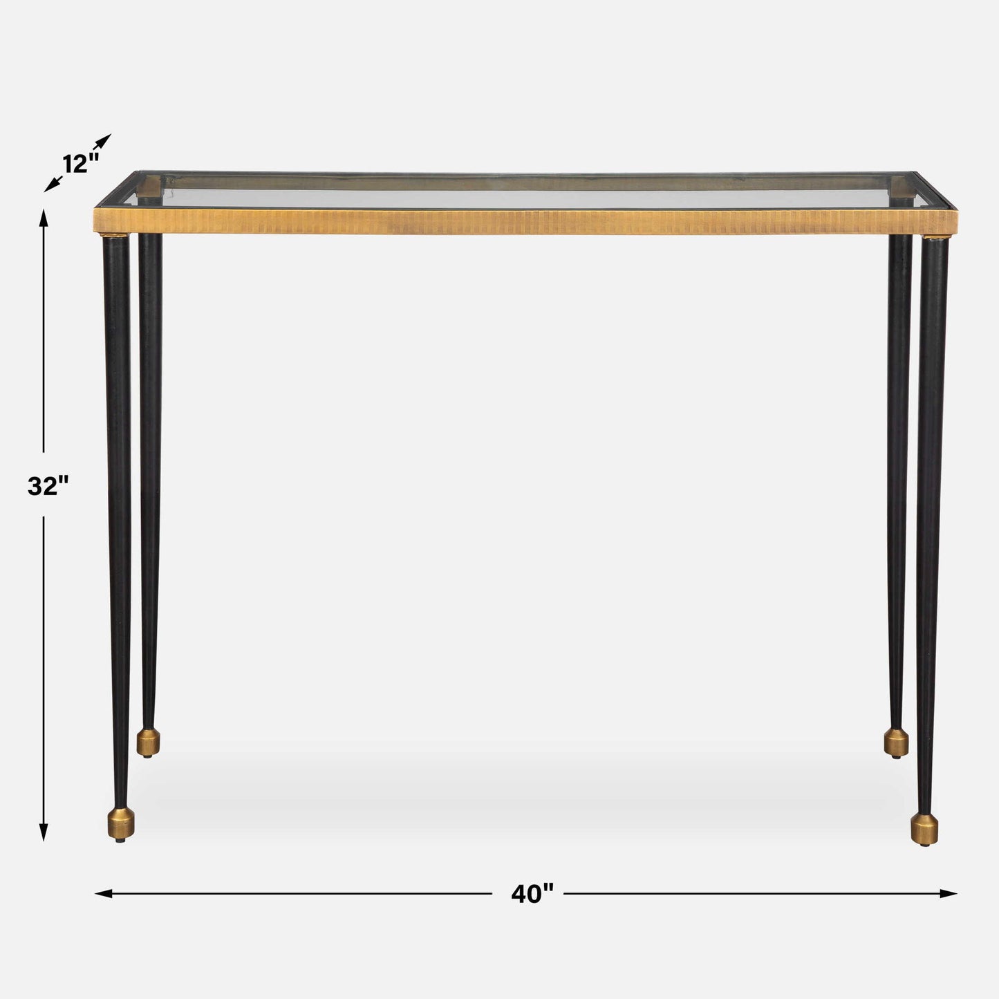 Stiletto - Console Table - Antique Gold