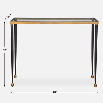 Stiletto - Console Table - Antique Gold