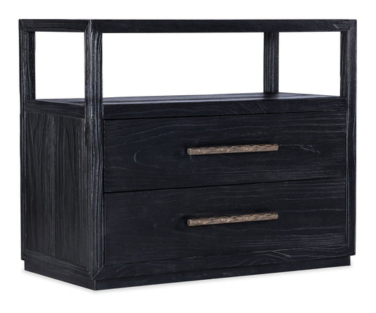 Linville Falls - Shou Sugi Ban 2-Drawer Nightstand