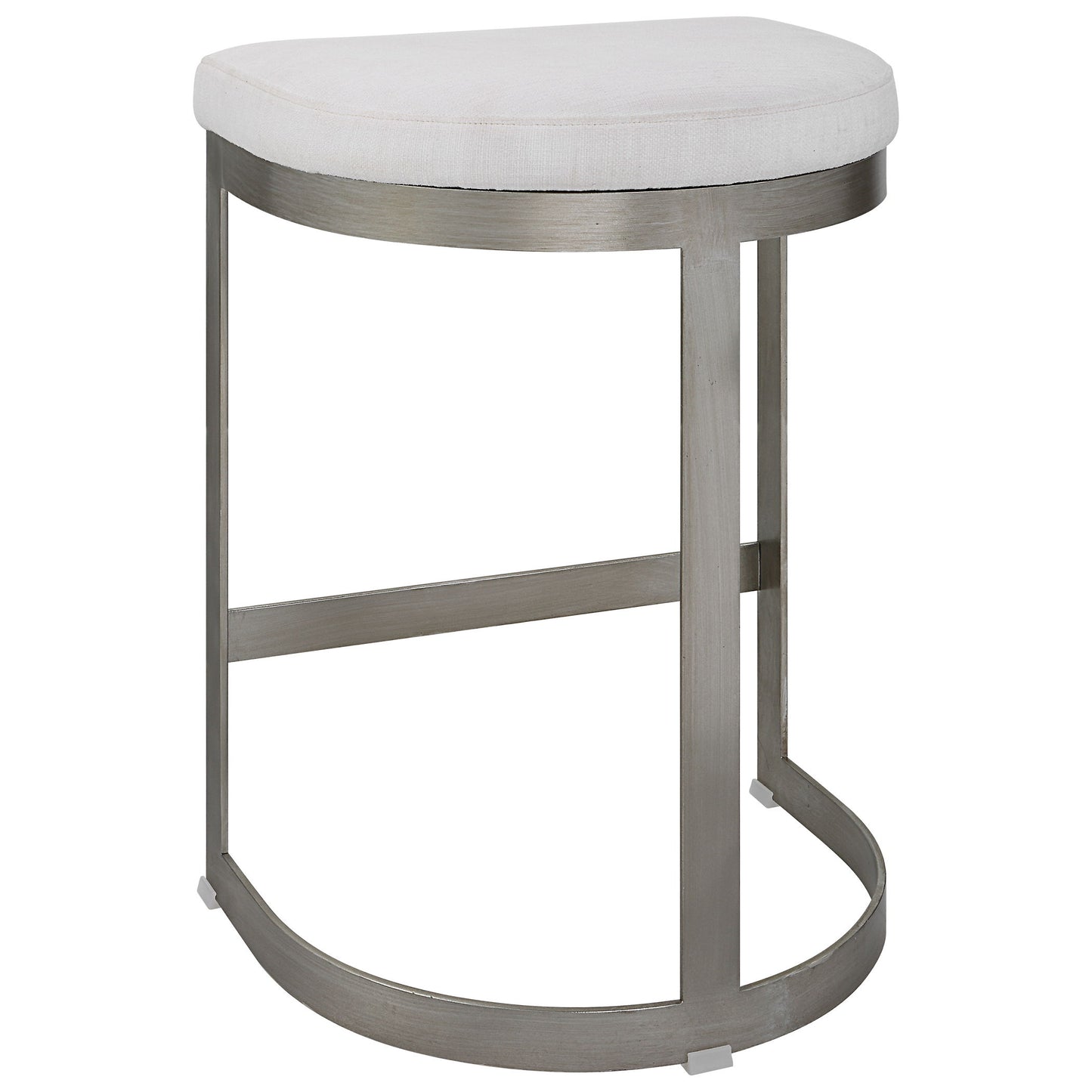 Ivanna - Backless Counter Stool - Silver