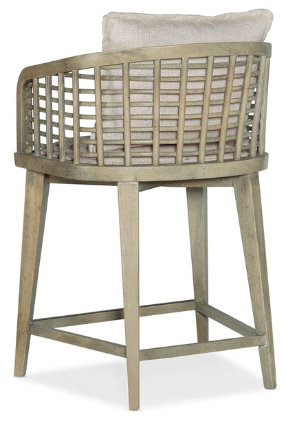 Surfrider - Barrel Back Counter Stool