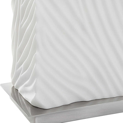 Pillar - Marble Table Lamp - White