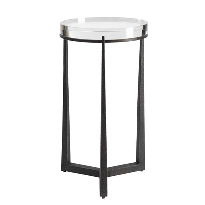 Midas - Round Accent Table - Dark Bronze