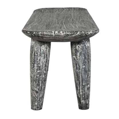 Fade To Black - Wood Bench - Black / White
