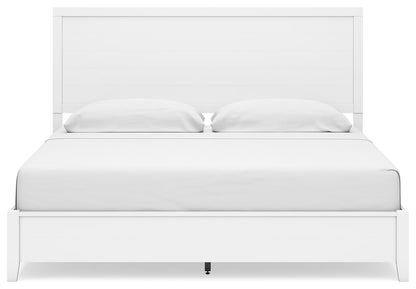 Binterglen - King Panel Bed - White