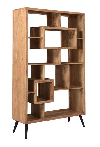 Bishop - Etagere - Acacia Natural / Black Powder Coat Finish