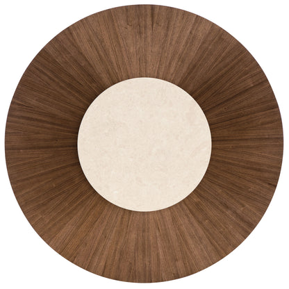 Eleana - Round Dining Table - Medium Wood