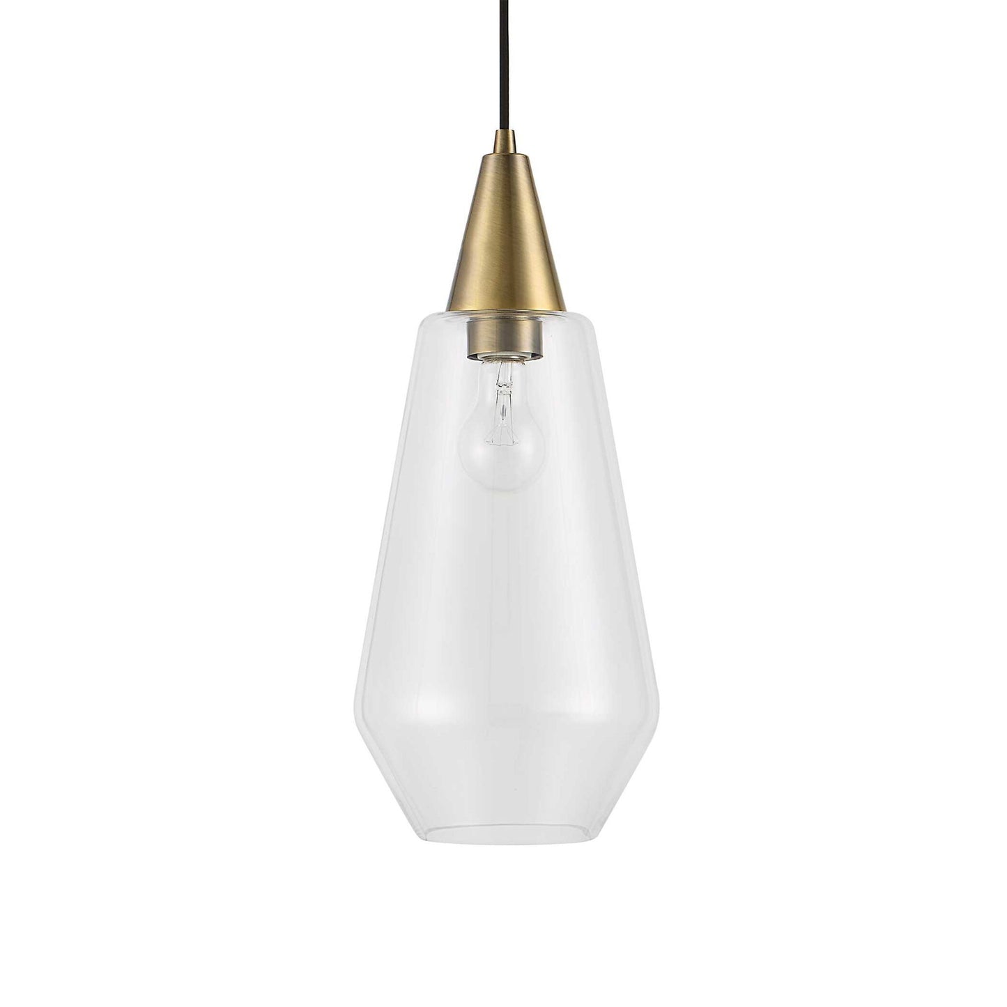 Eichler - 1 Light Mini Pendant - Antique Brass