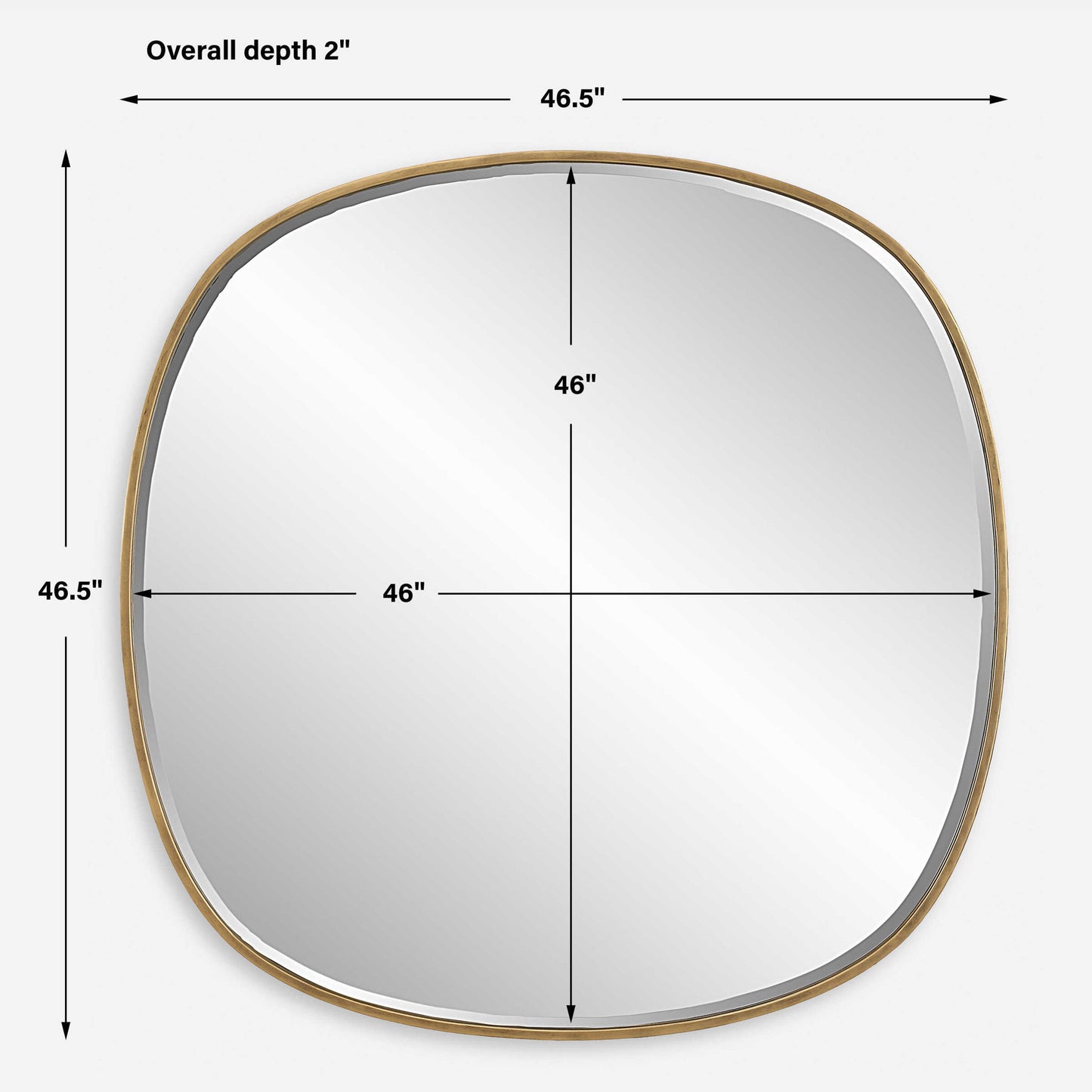 Webster - Mirror - Antique Gold