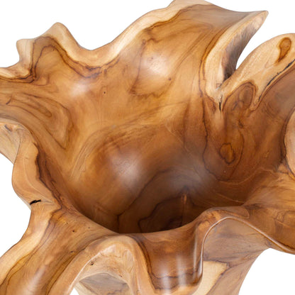 Teak Flow - Outdoor Bowl - Natural