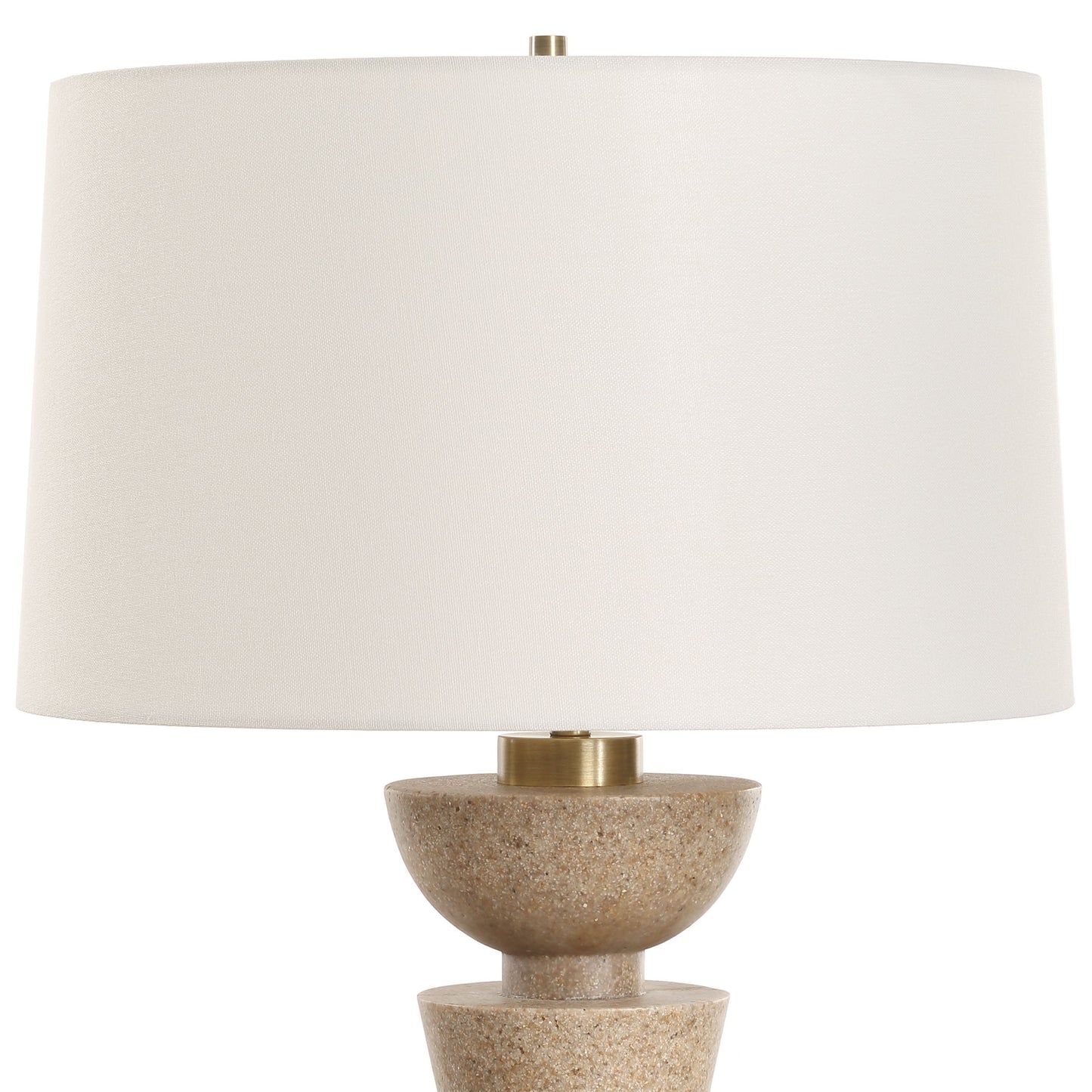 Cullum - Geometric Table Lamp - Light Brown