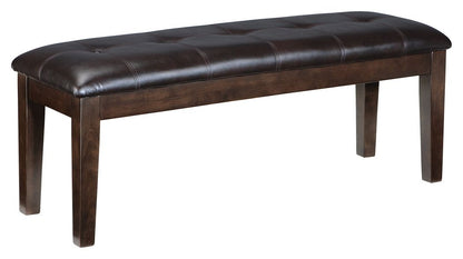 Haddigan - Dark Brown - Large Uph Dining Room Bench