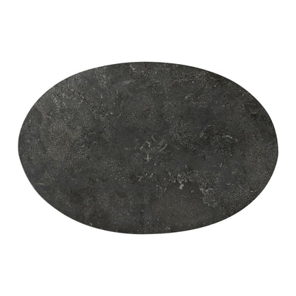 Jessenia - Stone Accent Table - Dark Gray