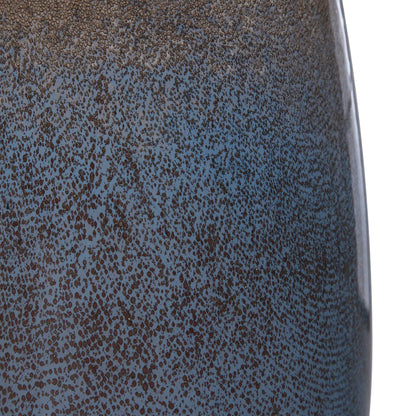 Ione - Seeded Glass Vases (Set of 2) - Blue