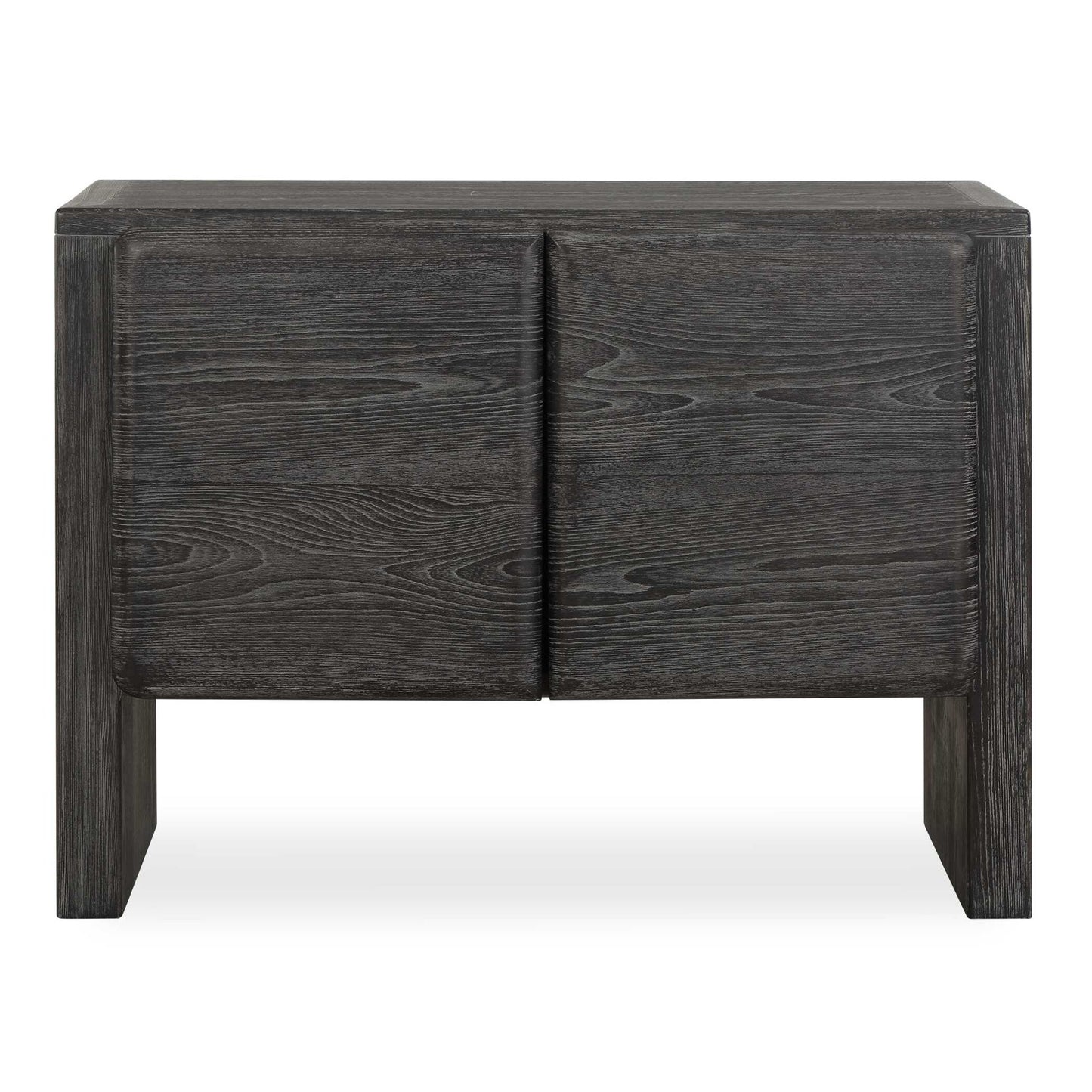 Bierk - 2 Door Cabinet - Dark Stain