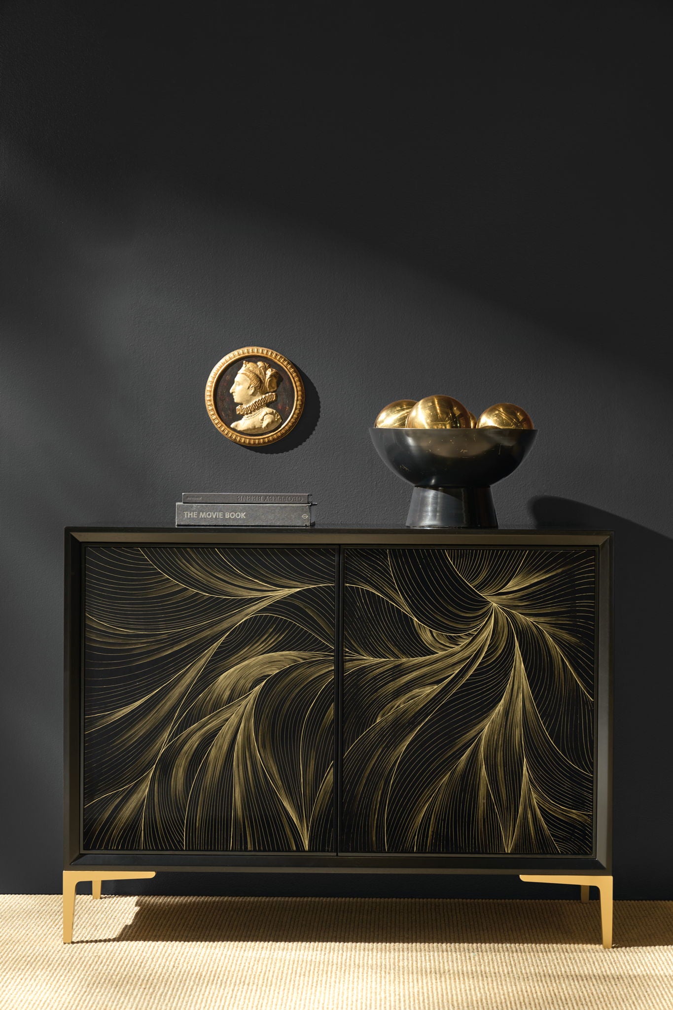 Melange - Willow Hall Chest - Black