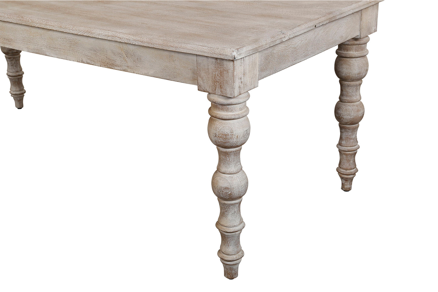 Crossings - Rectangular Dining Table With 4 Upholstered Chairs - Whitewash & Black