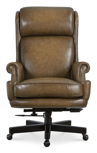 EC - Tucker Executive Swivel Tilt Chair - Brown