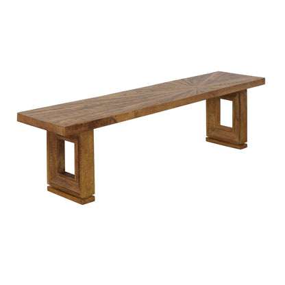 Sunburst - Dining Bench - Rayz Natural Brown