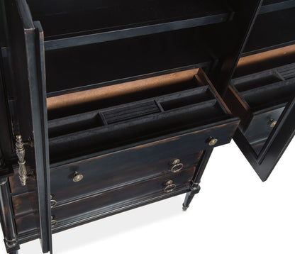 Charleston - Jewelry Armoire - Black