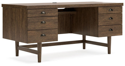 Austanny - Warm Brown - Home Office Desk