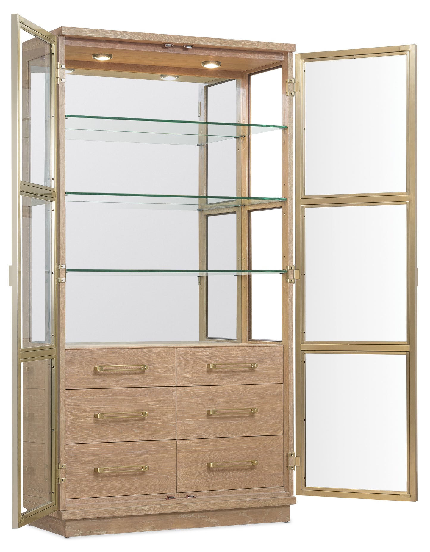 Banyon Bay - Display Cabinet - Desert Oak