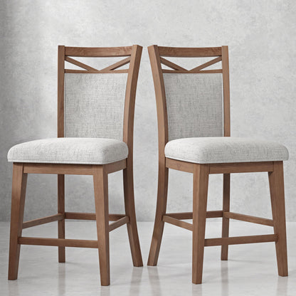 Americana Modern Dining - Upholstered Counter Chair (Set of 2) - Cotton