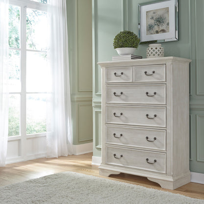 Bayside - 5 Drawer Chest - White