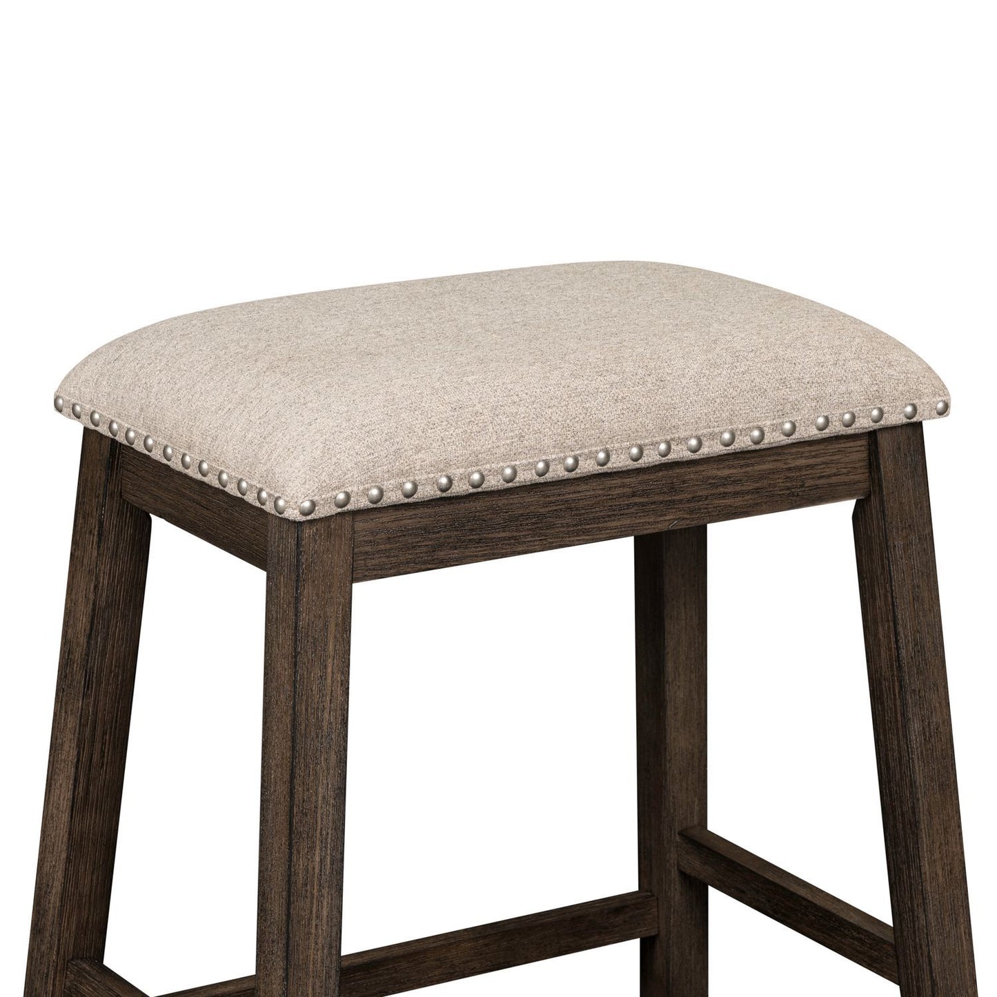 Harrison - Upholstered Console Stool - Espresso