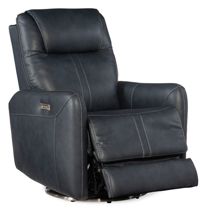 Steffen - Swivel Recliner With Power Headrest