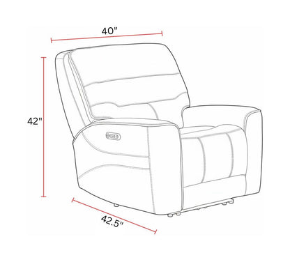 Lawson - Power Zero Gravity Recliner P2 - Sydney Brunette