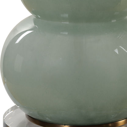 Sanctuary - Green Gray Table Lamp