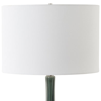 Essex - Green Glass Table Lamp