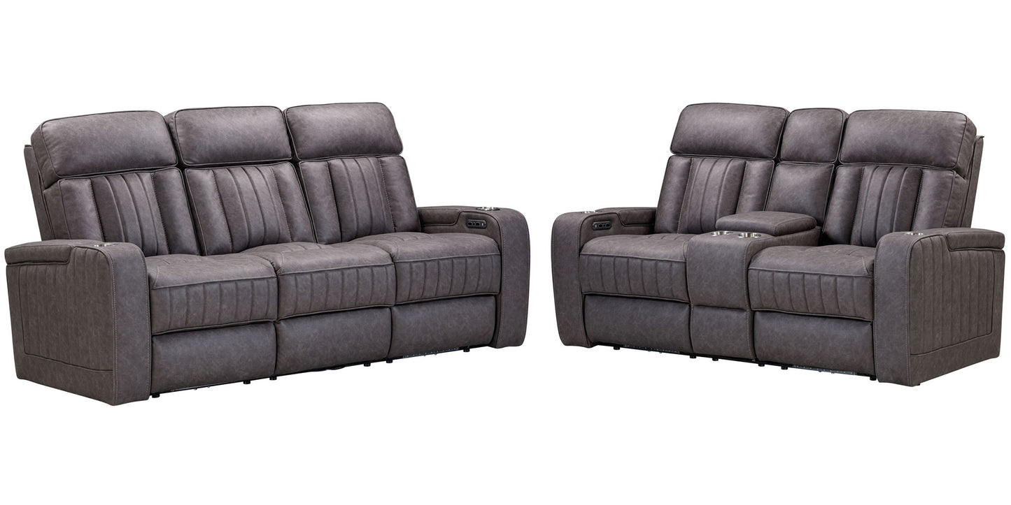 Equinox - Power Reclining Sofa With Drop Down Table