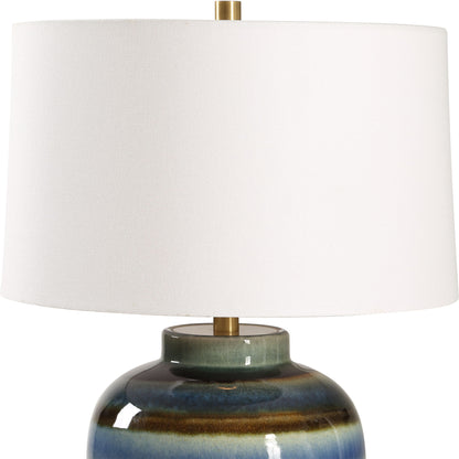 Judarn - Table Lamp - Blue / Brown