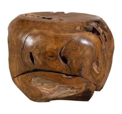Sola - Outdoor Side Table - Brown / Woodtone
