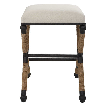 Firth - Rustic Counter Stool - Oatmeal