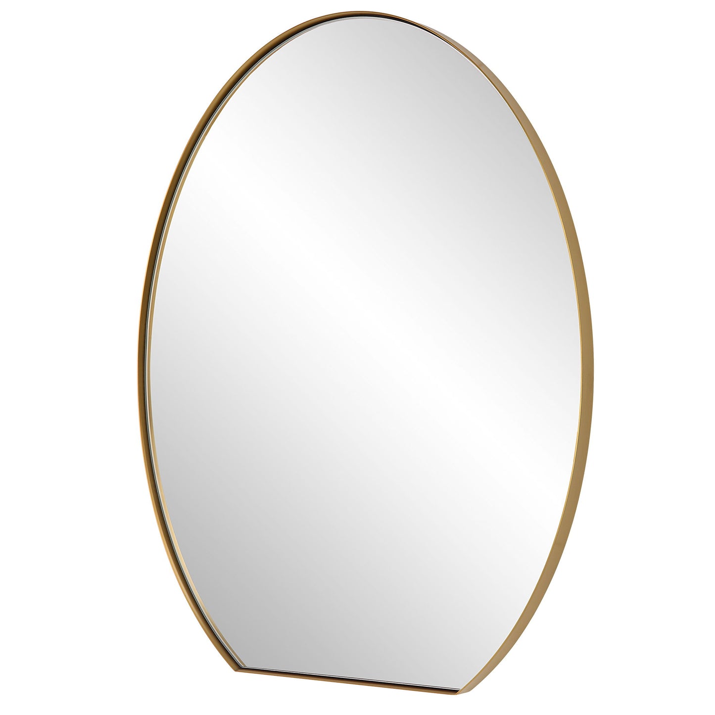 Cabell - Oval Mirror - Brass