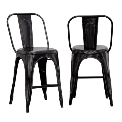 Inkwell - Counter Height Dining Chair (Set of 2) - Black