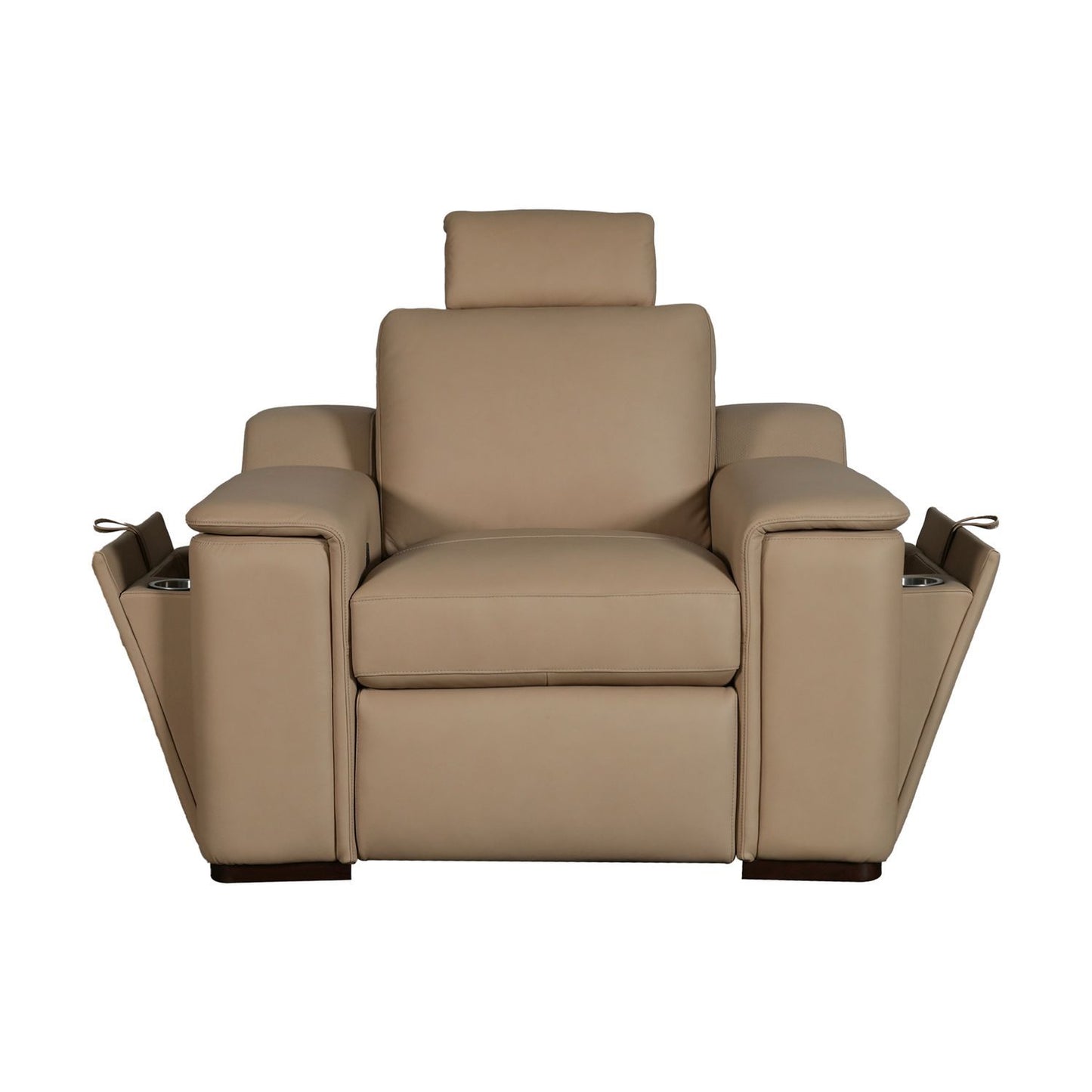 Armon - Loveseat With Power Footrest & ZG - Brown