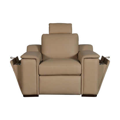 Armon - Loveseat With Power Footrest & ZG - Brown