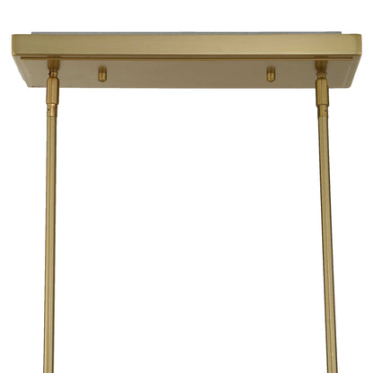 Cordoba - 8 Light Linear Chandelier - Gold