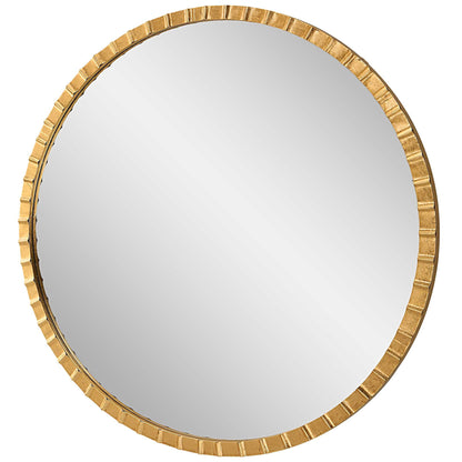 Dandridge - Round Mirror - Gold