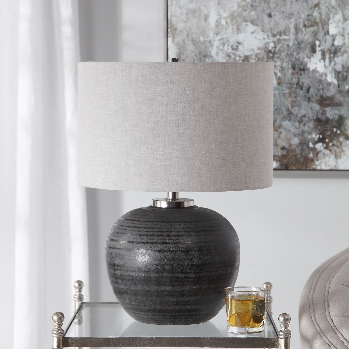 Mikkel - Table Lamp - Charcoal