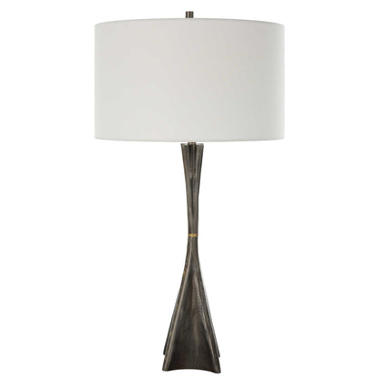 Keiron - Industrial Table Lamp - Dark Gray