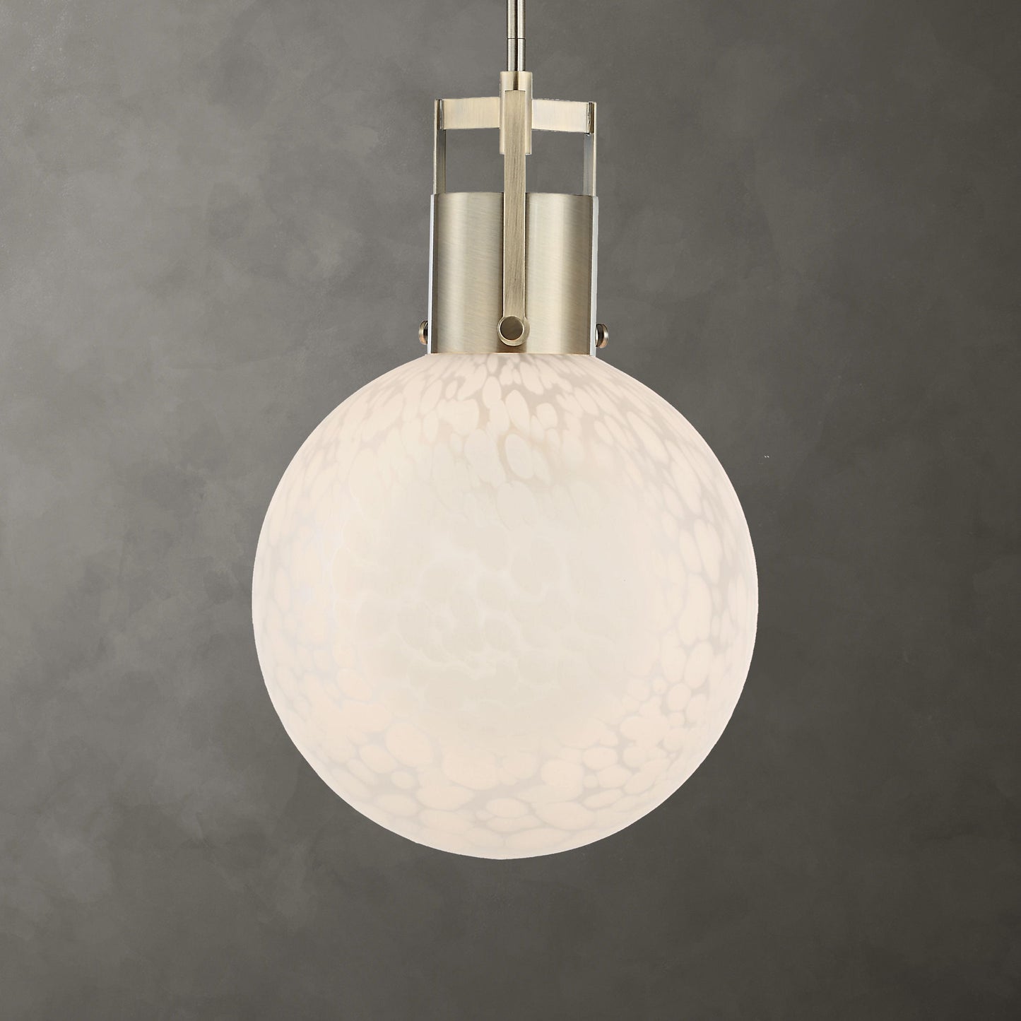 Huch - 1 Light Glass Pendant - White